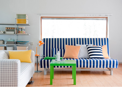 colorful-striped-sofa