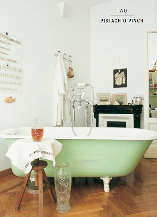 green-bath-tub