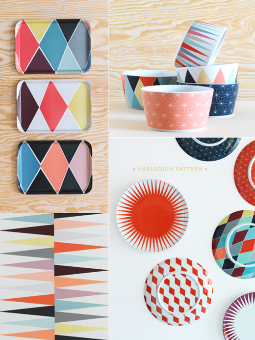 harlequin-patterned-homewares-IKEA-BRAKIG-collection