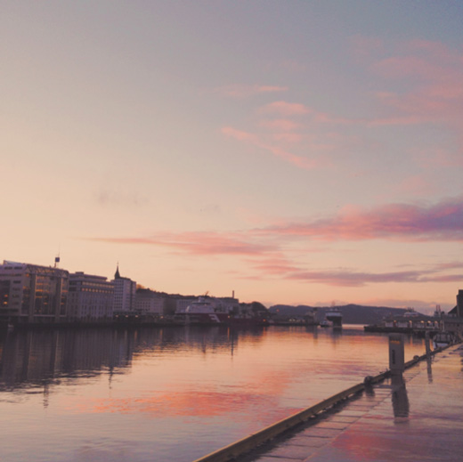 golden-hour-bergen-norway-waterfront