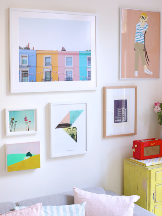 pastel-gallery-wall