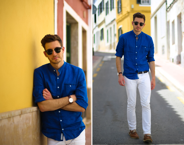 Mango-menswear-blue-linen-shirt-5