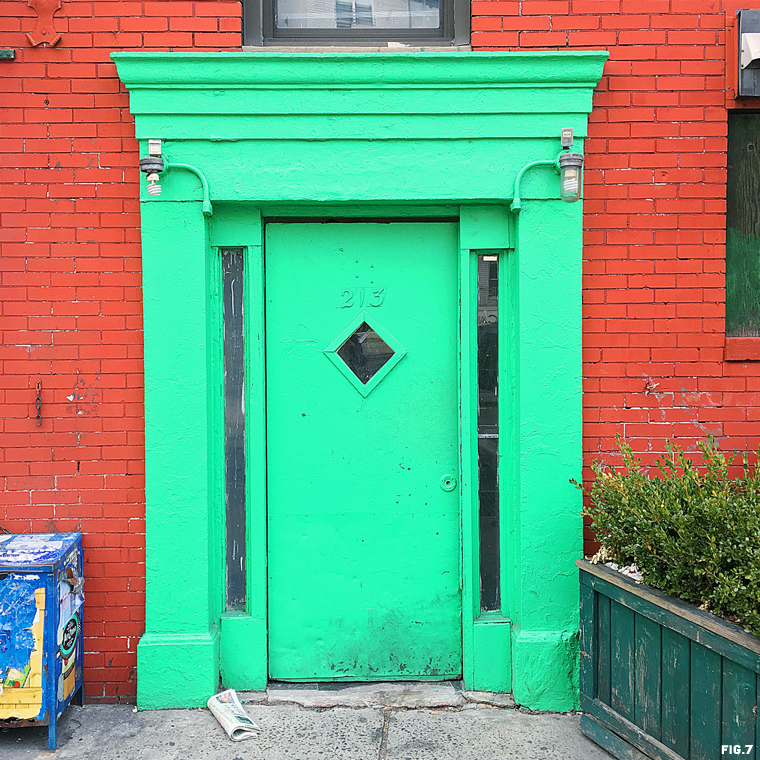 mint-colored-door-in-new-york-city