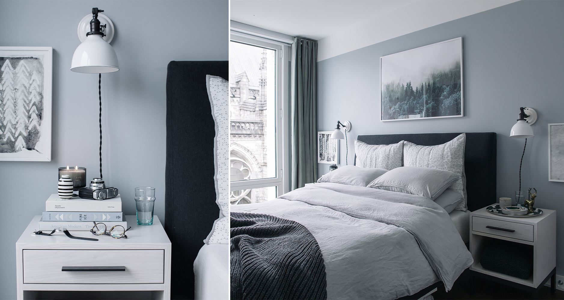 gray bedroom decor inspiration