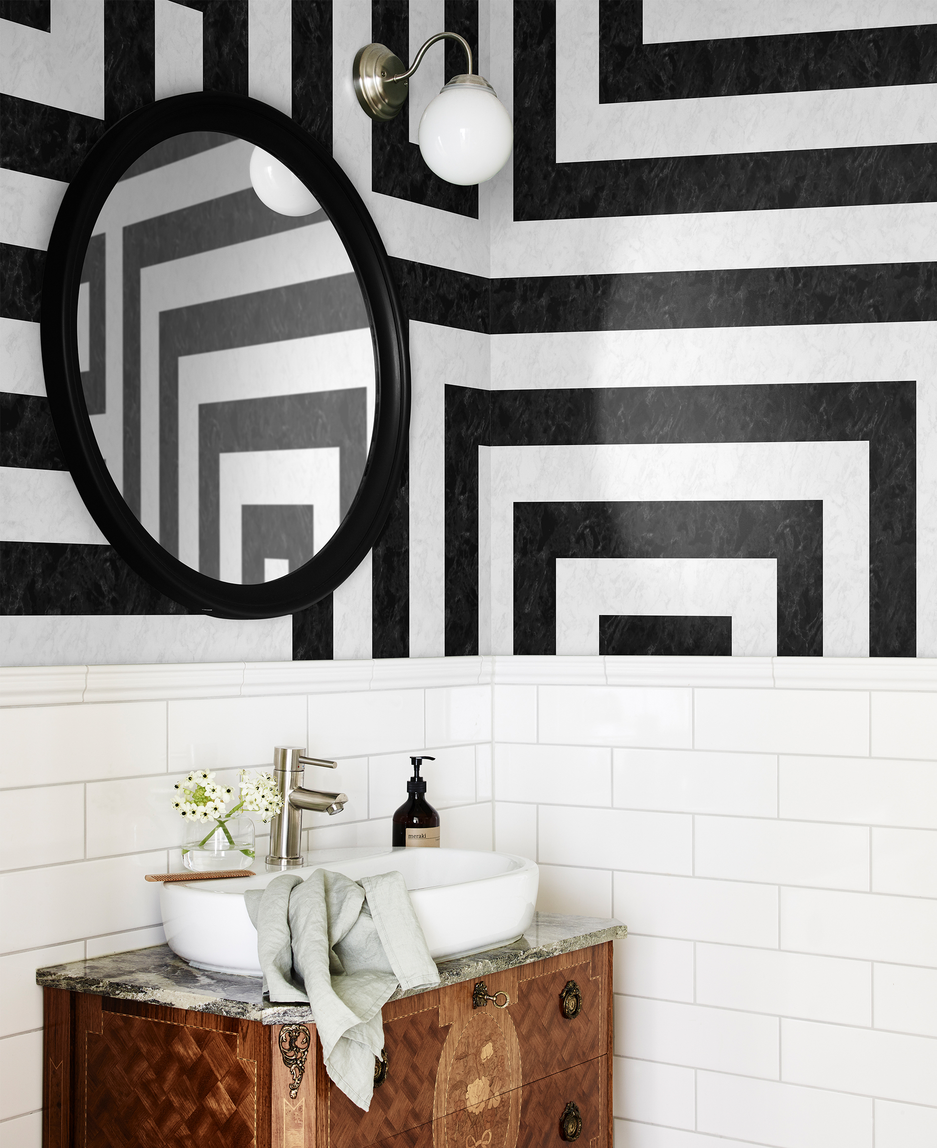 Striped Wallpaper Design Ideas