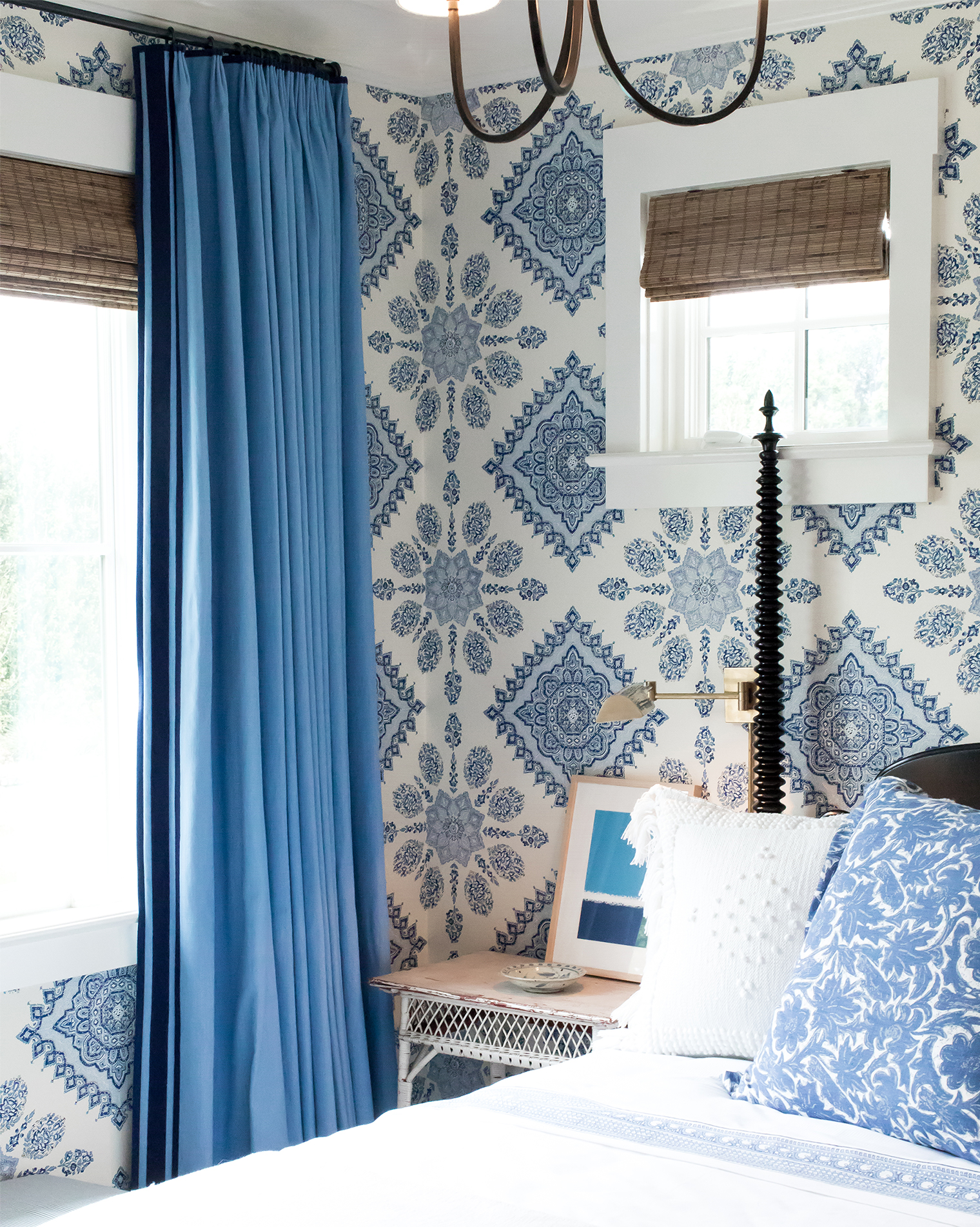 Decorating with blue and white