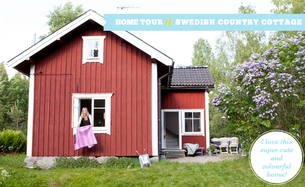Swedish Cottage Style home tour: colourful swedish cottage - bright bazaarwill taylor Swedish Cottage Style home tour: colourful swedish cottage - bright bazaarwill taylor