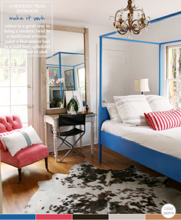 Colour Palette Trad Meets Modern Bedroom Bright Bazaar By