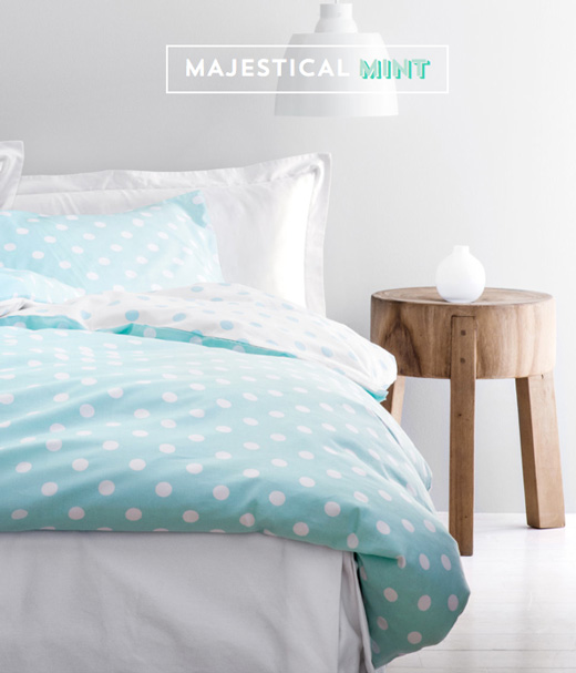 H And M Mint Bedding Set Duvet Cover Bright Bazaar By Will Taylor