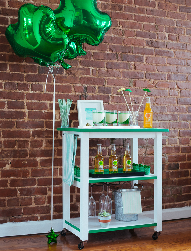 St-Patricks-Day-Bar-Cart-DIY-Project-IZZE-1