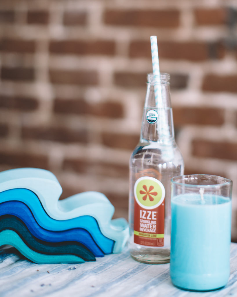 DIY Glass Bottle Scented Candles Bright Bazaar by Will Taylor