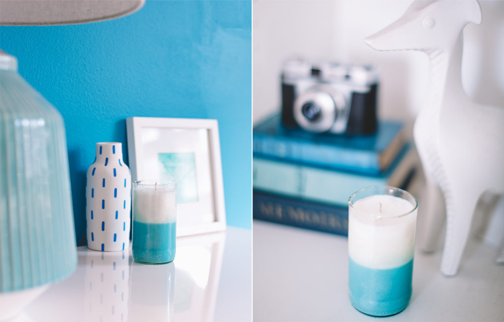 DIY Glass Bottle Scented Candles Bright Bazaar by Will Taylor