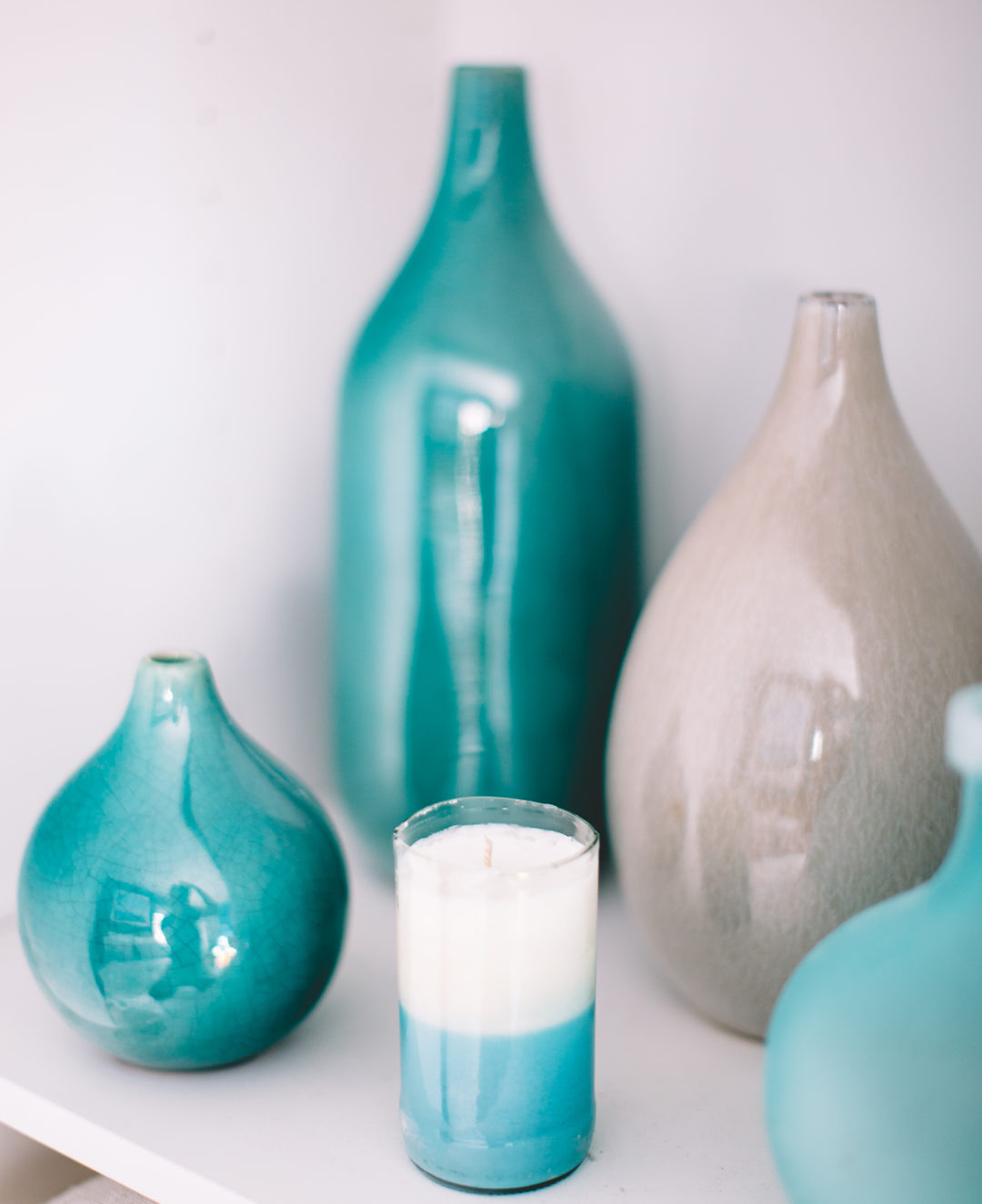 DIY Glass Bottle Scented Candles Bright Bazaar by Will Taylor