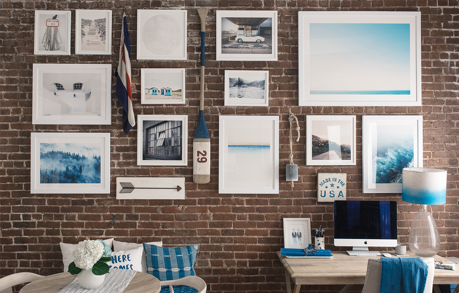 how-to-hang-a-gallery-wall-on-exposed-brick-walls-2