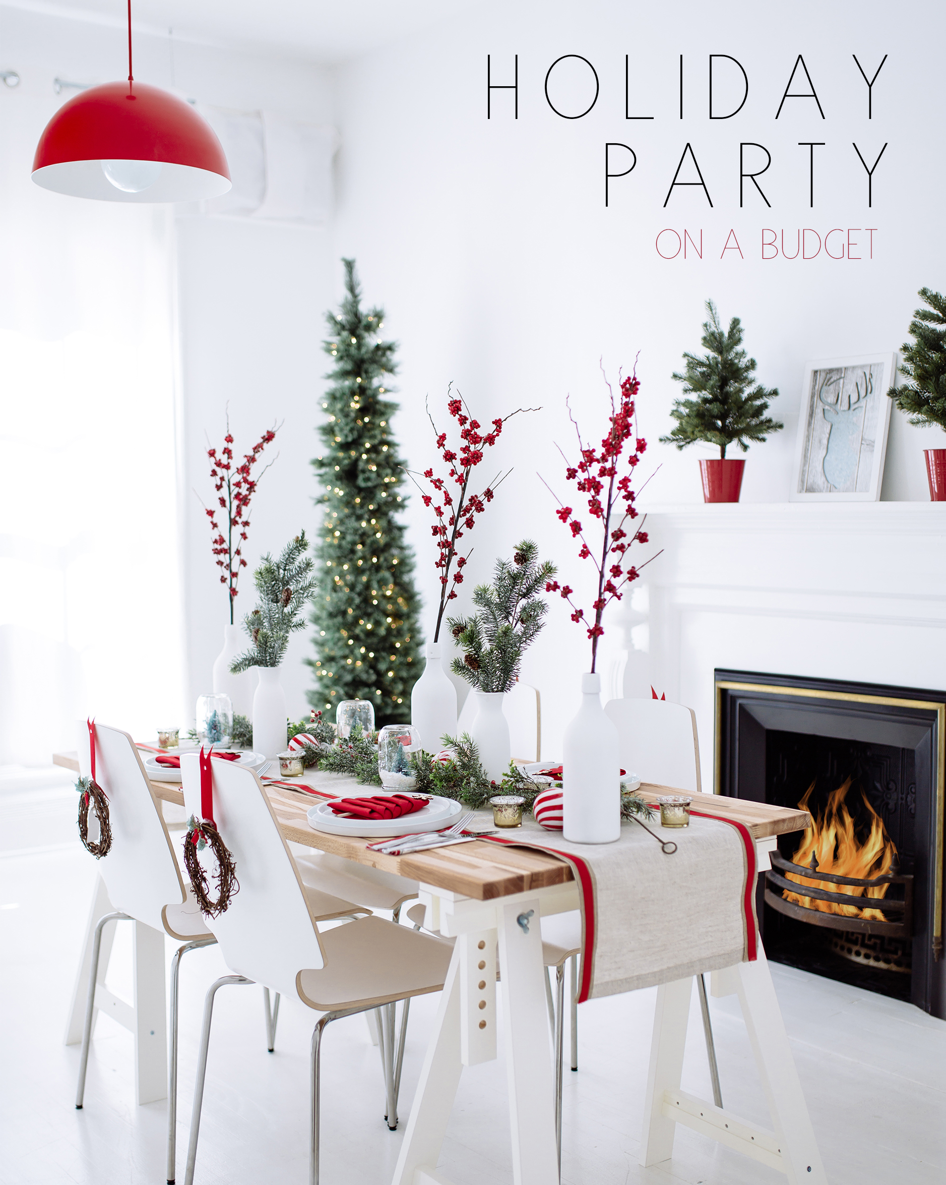 Holiday party decor DIY ideas