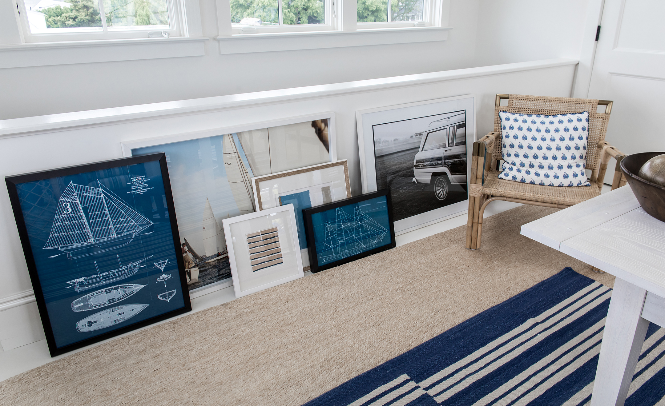 Decorating with Blue & White: Coastal Living Idea House - Bright Bazaar by  Will Taylor