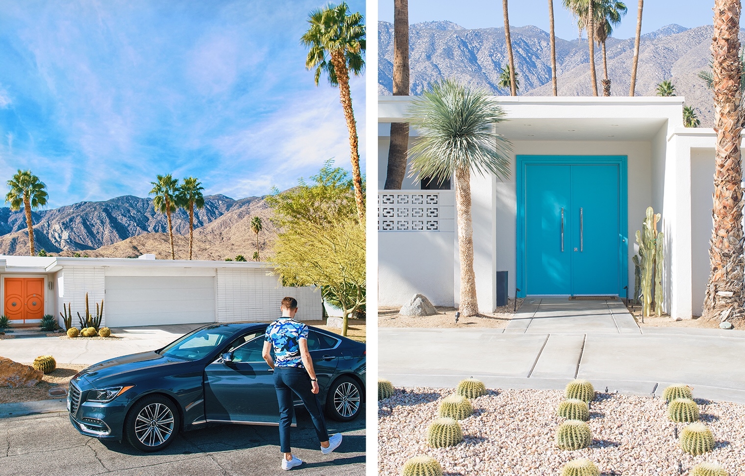 Palm Springs colorful doors
