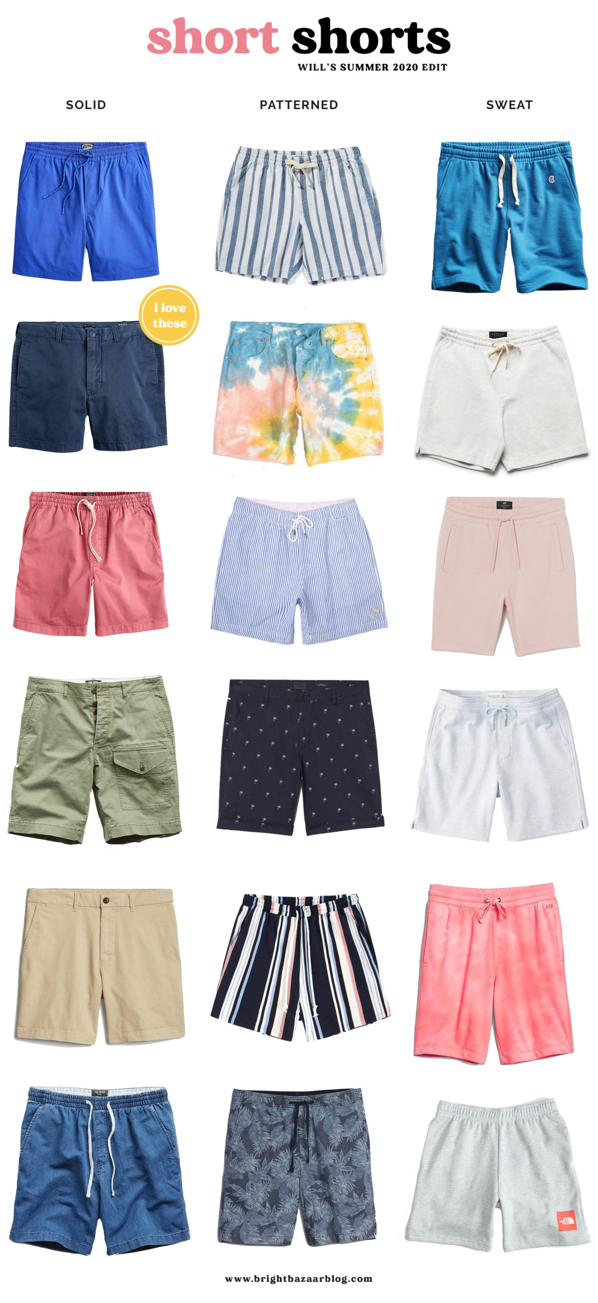 mensshortshorts1 Bright Bazaar by Will Taylor
