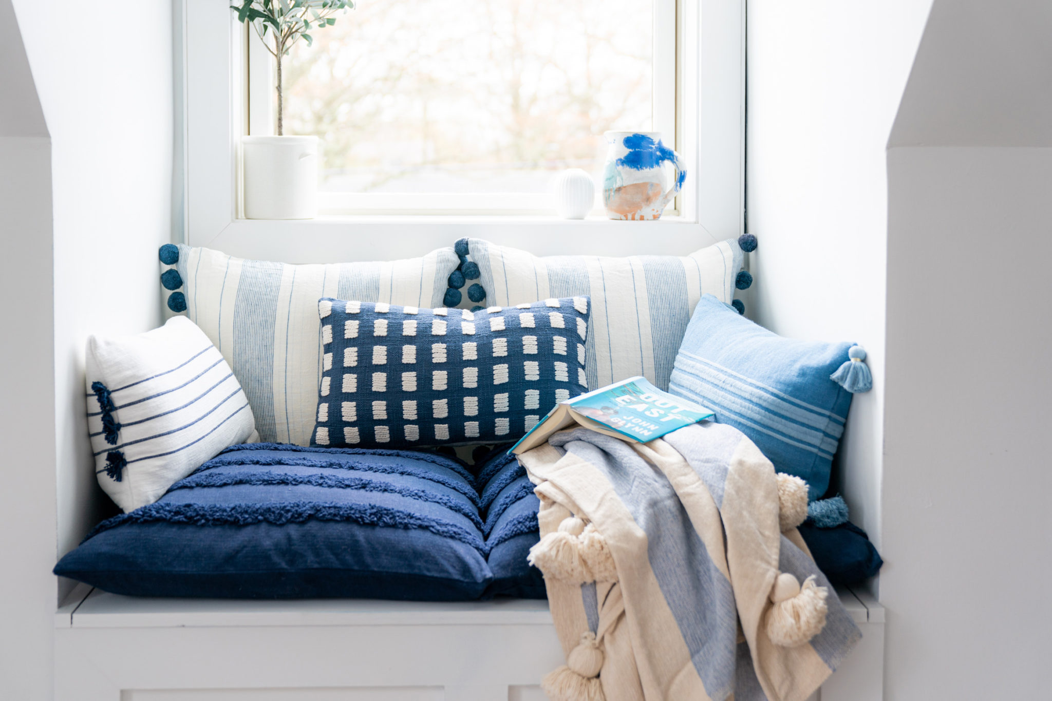 cozy reading nook