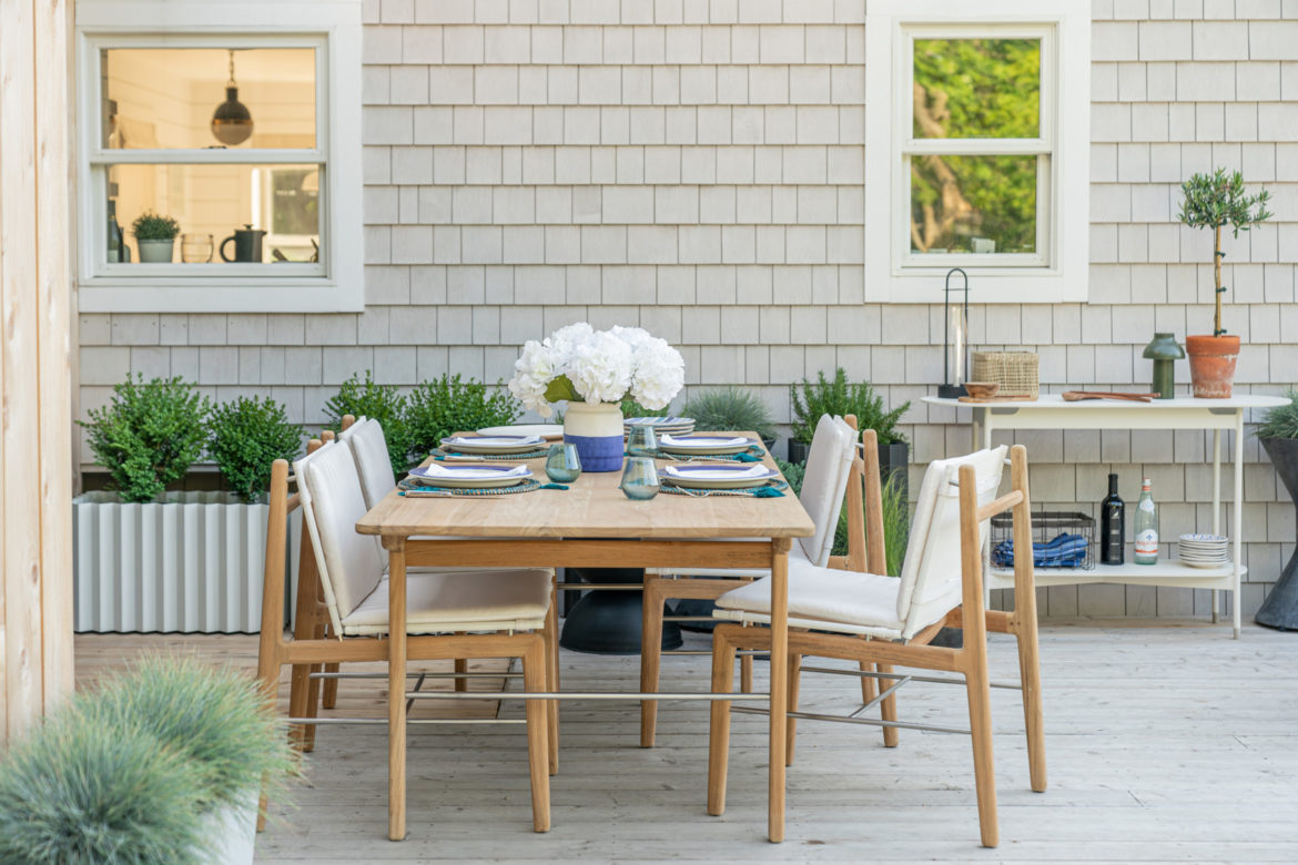 Photo inspiration: Scandinavian Inspired Outdoor Seating Ideas Reference: My Scandinavian Inspired Outdoor Dining Room Bright Bazaar By Will