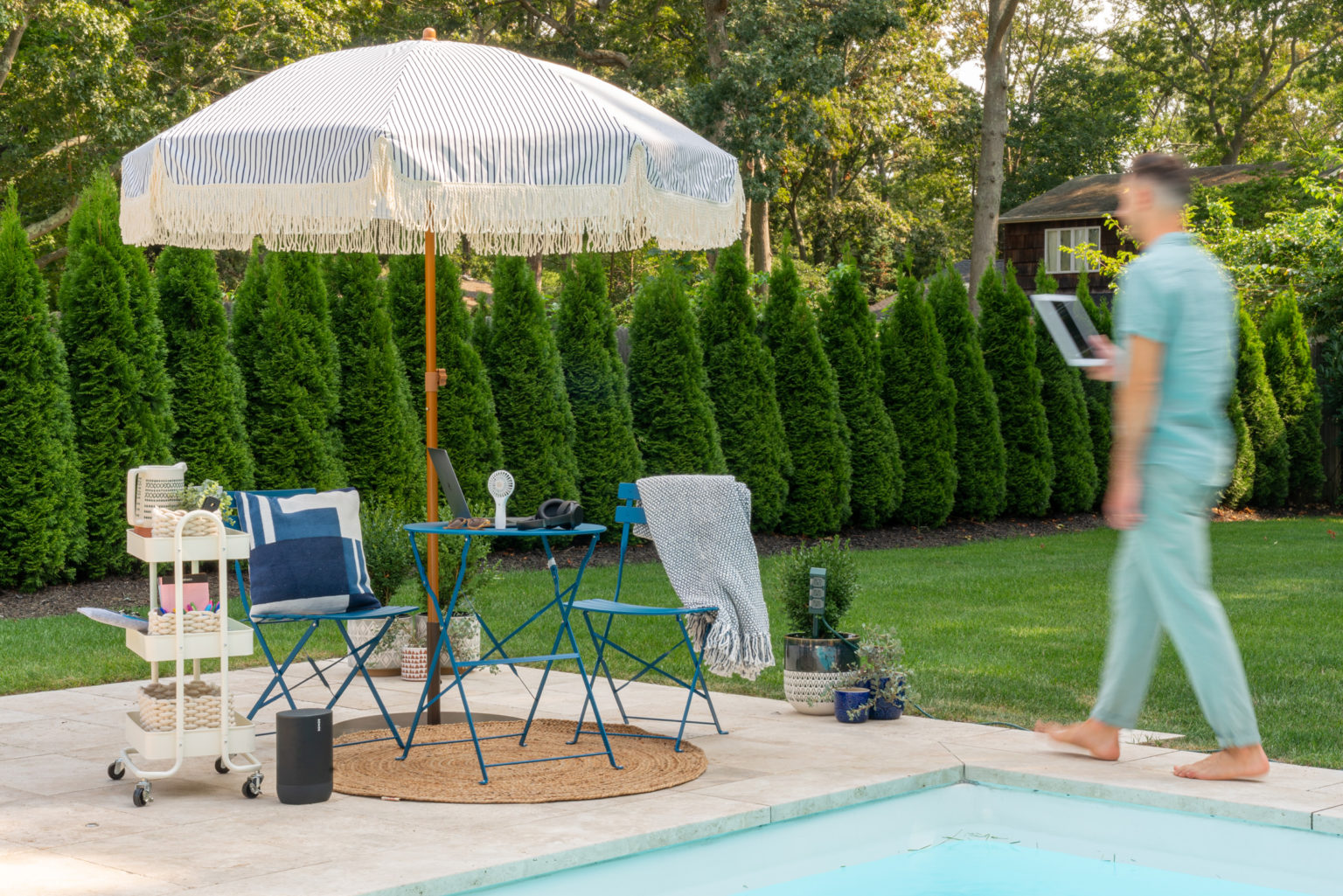 A Fun & Functional Outdoor Office Amazon Home