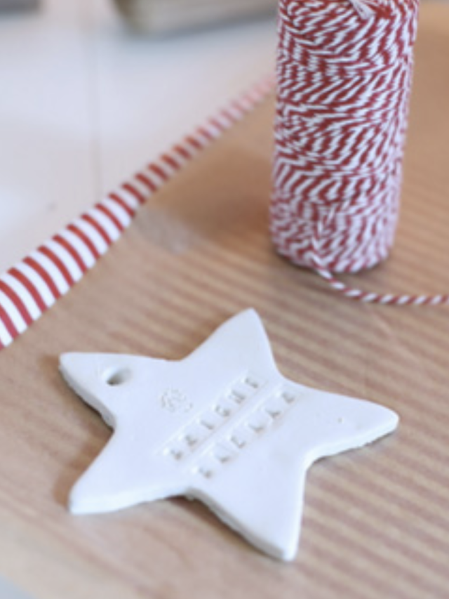 Stylish Clay Christmas tree ornaments