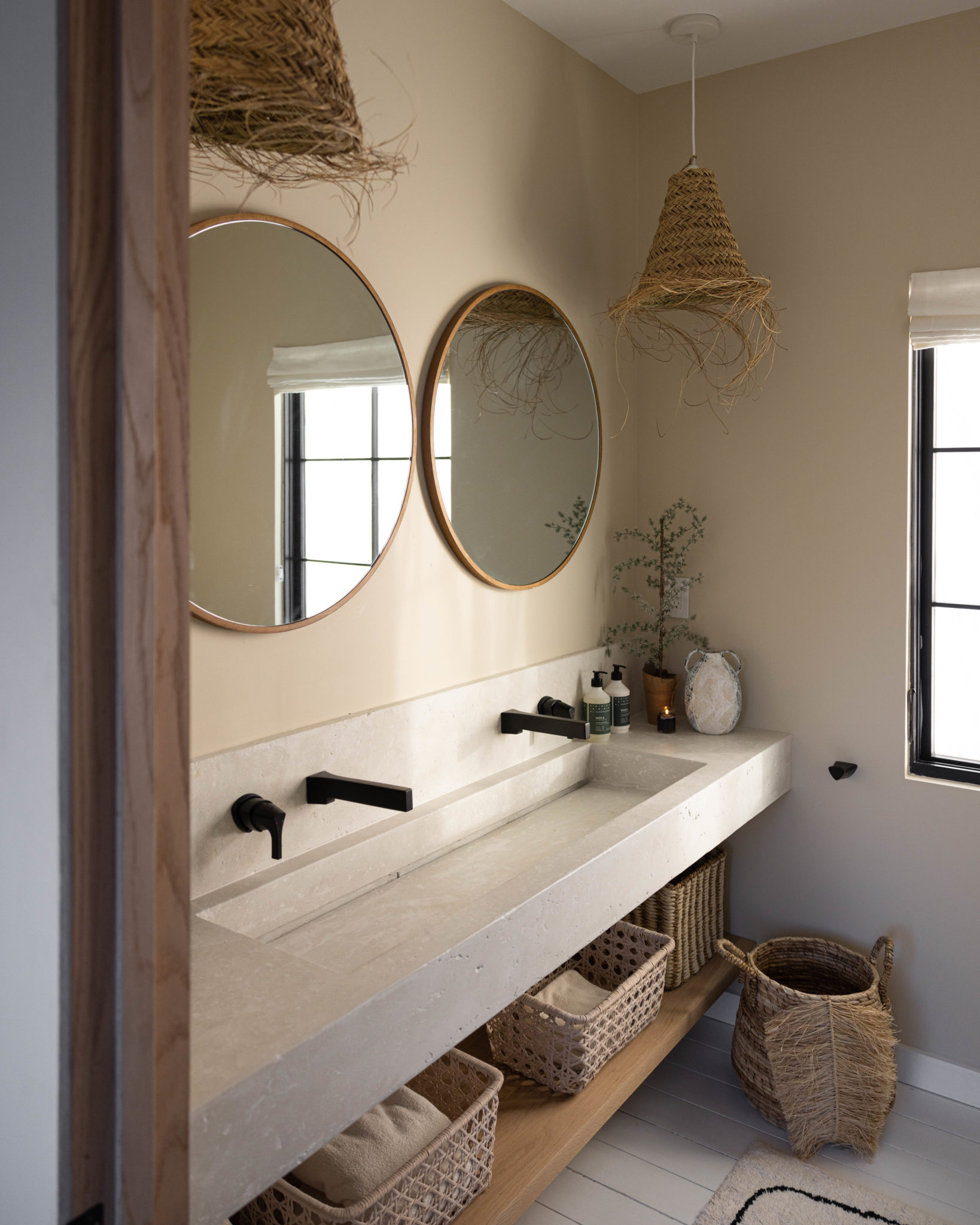 Modern and Rustic Guest Bathroom - Bright Bazaar by Will Taylor