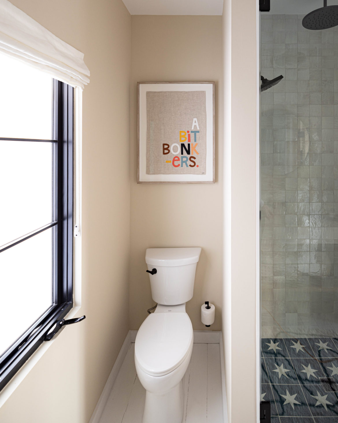 Modern and Rustic Guest Bathroom - Bright Bazaar by Will Taylor